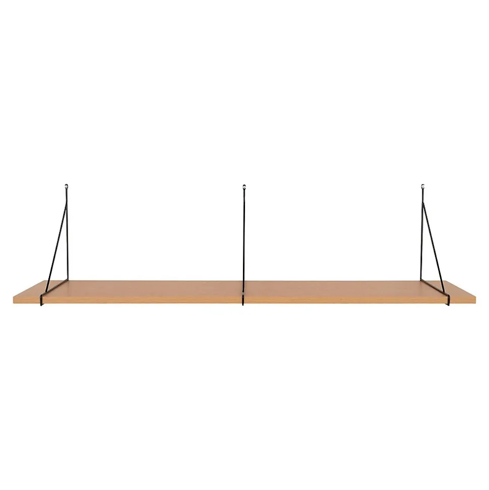 Étagère Chiba, Marron, Panneau d'Aggloméré Mélaminé, 29x120x31 cm, Seven Design