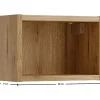 Étagère cube de salle de bain suspendue 30 x 20 cm NOVA chêne Coast Evoke