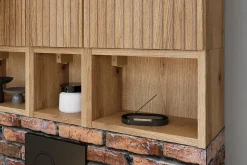 Étagère cube de salle de bain suspendue 40 x 20 cm NOVA chêne Coast Evoke
