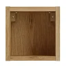 Étagère cube de salle de bain suspendue 20 x 20 cm NOVA chêne Coast Evoke