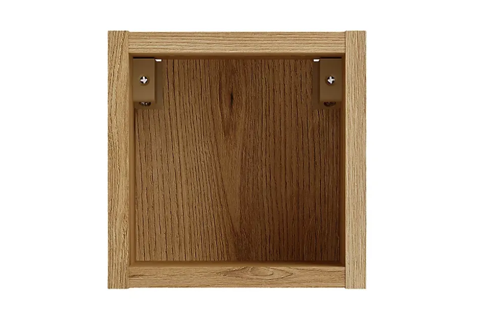 Étagère cube de salle de bain suspendue 20 x 20 cm NOVA chêne Coast Evoke