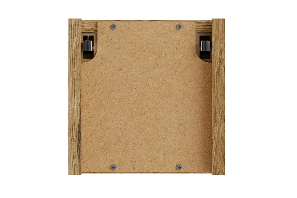 Étagère cube de salle de bain suspendue 20 x 20 cm NOVA chêne Coast Evoke
