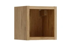 Étagère cube de salle de bain suspendue 20 x 20 cm NOVA chêne Coast Evoke