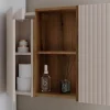 Étagère cube de salle de bain suspendue 30 x 57 cm NOVA chêne Coast Evoke