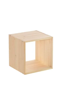 Étagère cube Dinamic en pin massif 36,2x36,2x36,2x33cm