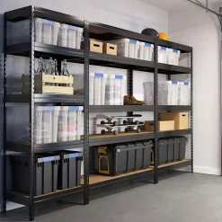 Étagère de garage en acier thermo-laqué GoodHome Rand H. 180 x L. 67,5 x P. 40 cm
