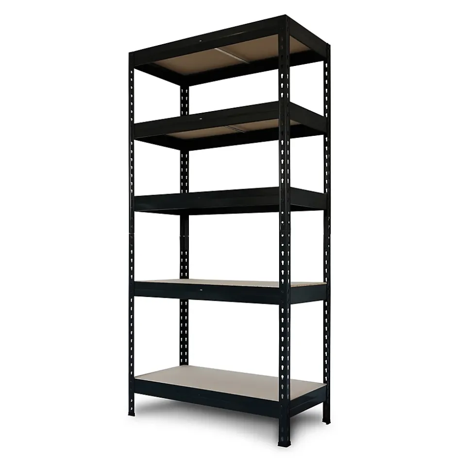Étagère de garage en acier thermo-laqué GoodHome Rand H. 180 x L. 67,5 x P. 40 cm