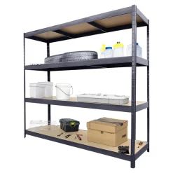Étagère de garage en acier thermo-laqué H. 180 x L. 180 x P. 60 cm