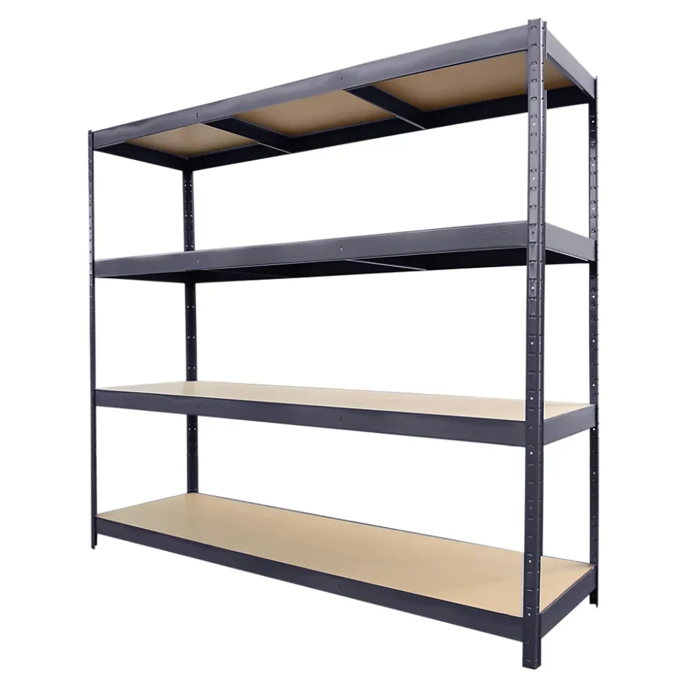 Étagère de garage en acier thermo-laqué H. 180 x L. 180 x P. 60 cm