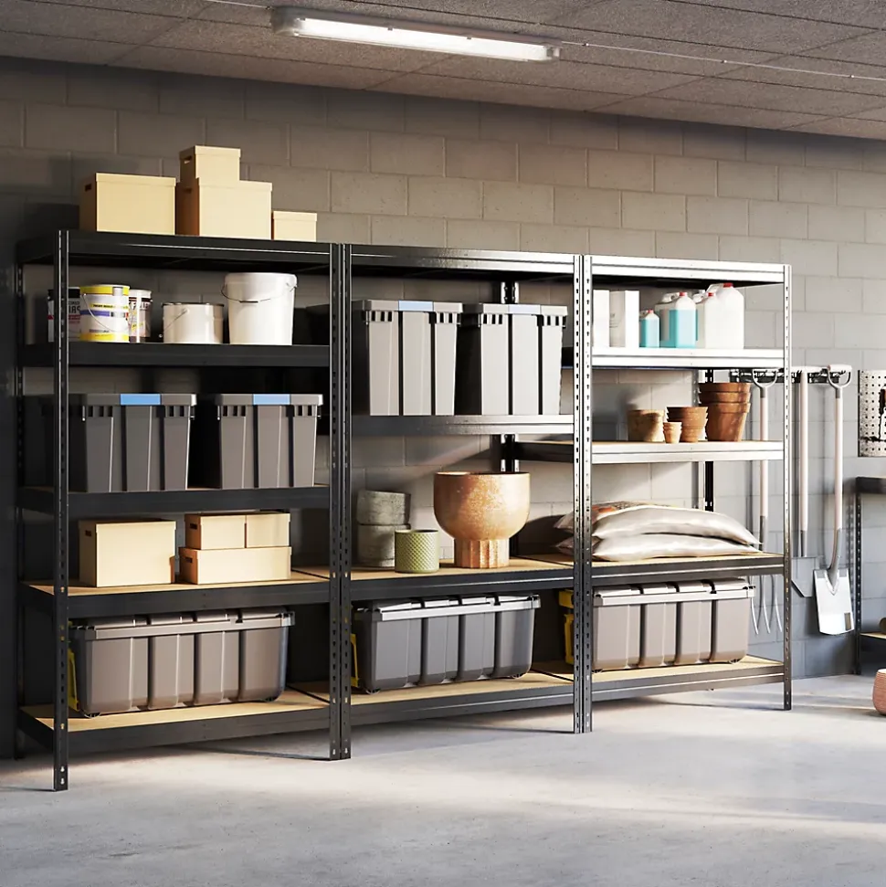 Étagère de garage en acier thermo-laqué GoodHome Rand H. 180 x L. 97 x P. 60 cm