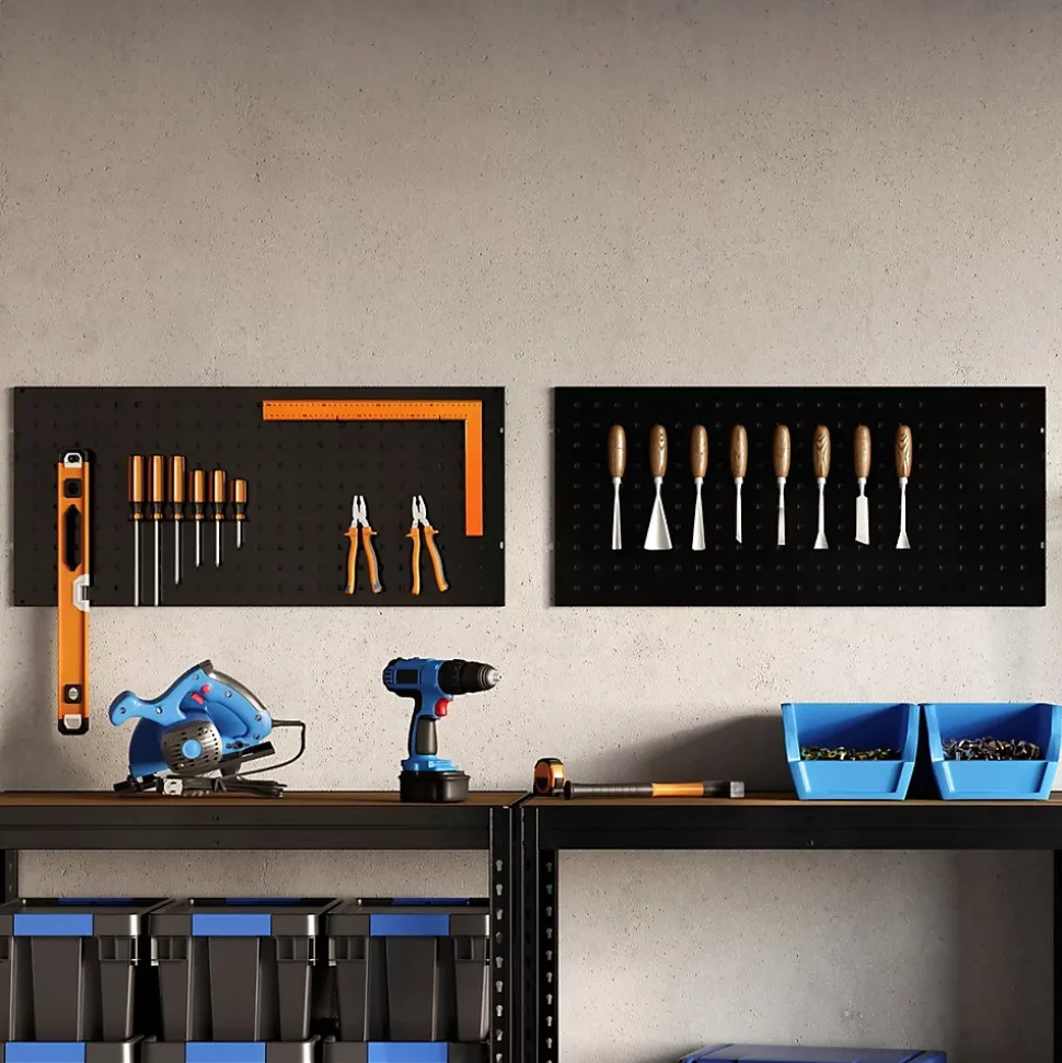 Étagère de garage en acier thermo-lacqué GoodHome Rand H. 90 x L. 97 x P. 60 cm