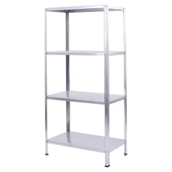 Étagère de garage en acier L. 70 x H. 140 x P. 30 cm