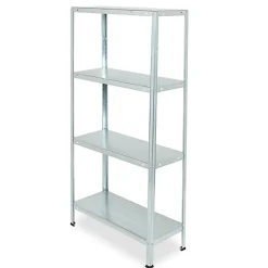 Étagère de garage en acier L. 70 x H. 140 x P. 30 cm
