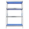Étagère de garage en aluminium H.180 x l.110 x P.50 cm Horeca