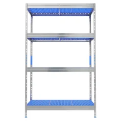 Étagère de garage en aluminium H.180 x l.110 x P.50 cm Horeca