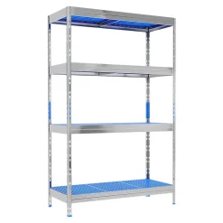 Étagère de garage en aluminium H.180 x l.110 x P.50 cm Horeca
