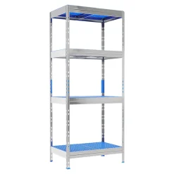 Étagère de garage en aluminium H.180 x l.75 x P.50 cm Horeca