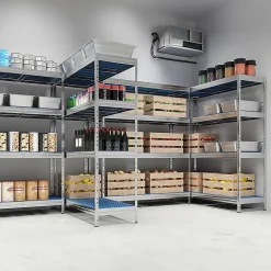 Étagère de garage en aluminium H.180 x l.75 x P.50 cm Horeca