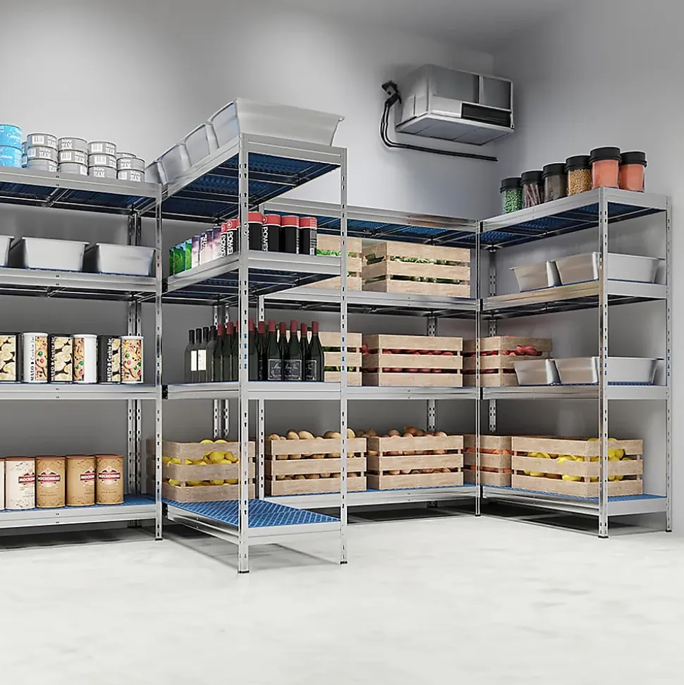 Étagère de garage en aluminium H.180 x l.75 x P.50 cm Horeca