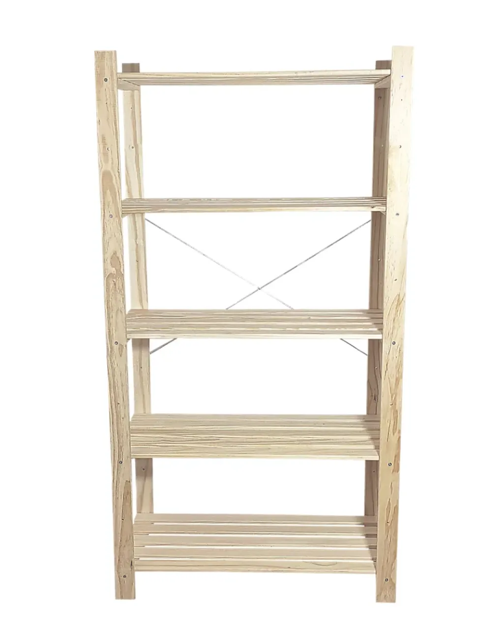 Étagère de garage en bois Symbios 5 tablettes L. 90 x H. 170 x P. 45 cm