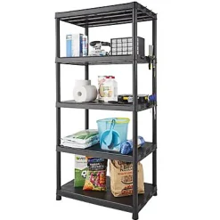 Étagère de garage en résine 5 tablettes Keter L. 90 x H. 190 x P. 60 cm