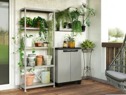 Étagère de garage en résine 5 tablettes Planet Keter L. 75 x H. 176 x P. 32 cm