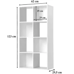 Étagère de Rangement 8 Cases - COMPO