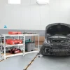 Étagère de Rangement Garage à 5 Niveaux, en Métal avec Planches, Capacité 500 Kg, pour Cuisine (Argent) 75 x 30 x 150 cm