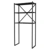 Étagère de salle de bain Askersund 160 x 66 x 34 cm marbre noir en.casa
