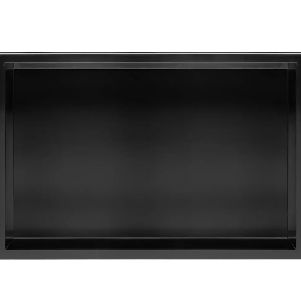 ÉTAGÈRE D'ENCASTREMENT POUR SALLE DE BAINS REA 6 30X60X10 BLACK
