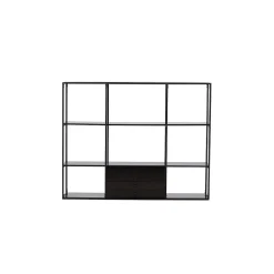 étagère Design 4 Niveaux "Amaraillo" 150cm Noir