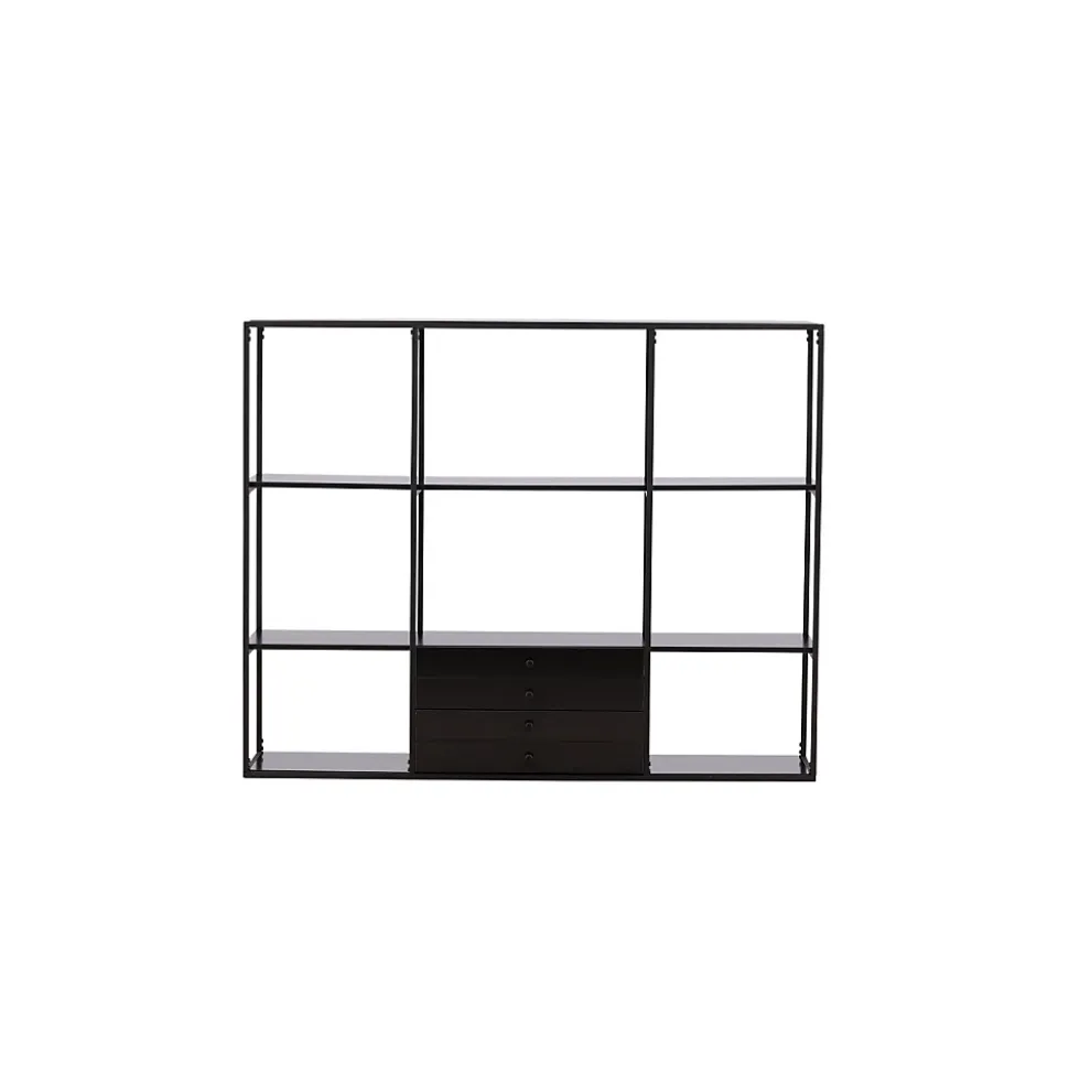 étagère Design 4 Niveaux "Amaraillo" 150cm Noir