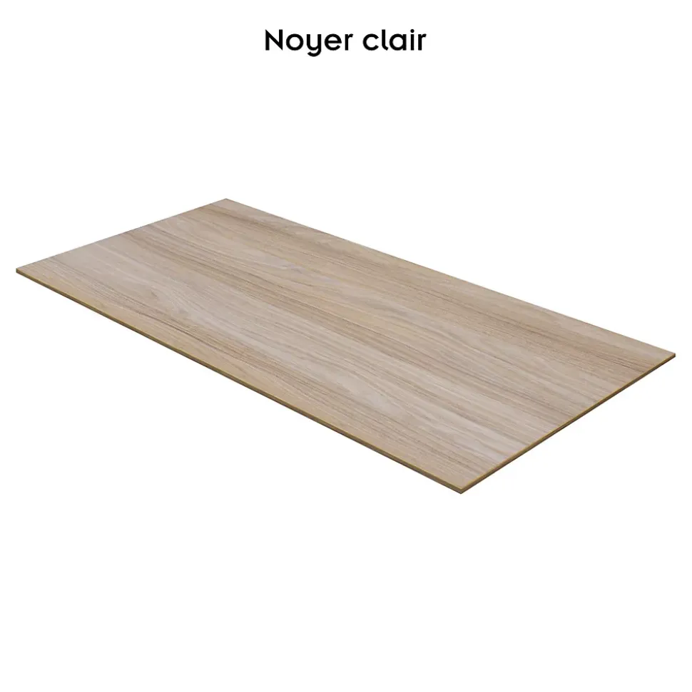 étagère Design Industriel Charges Lourdes Jusqu'à 600 Kg Noyer Clair