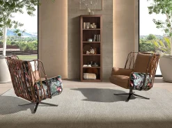Étagère en Bois de Noyer Naturel pour un Intérieur Élégant