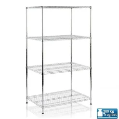 Étagère en métal 90 x 35 x 160 cm, Charge Max : 350 kg