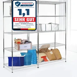 Étagère en métal 60 x 35 x 90 cm, Charge Max : 350 kg