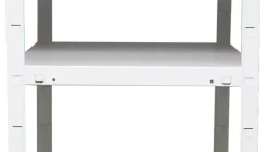 Étagère en métal blanc Schulte Regalwelt Powermax H. 200 x L. 100 x P. 30 cm