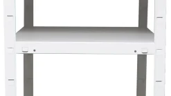 Étagère en métal blanc Schulte Regalwelt Powermax H. 180 x L. 80 x P. 40 cm
