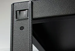 Étagère en métal noir Schulte Powermax H. 180 x L. 60 x P. 40 cm