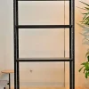 Étagère en métal noir Schulte Powermax H. 180 x L. 80 x P. 40 cm