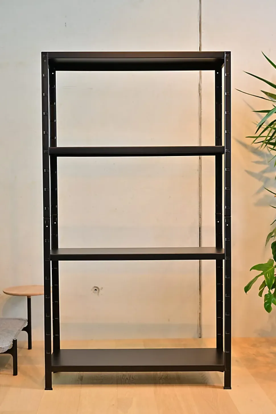 Étagère en métal noir Schulte Regalwelt Powermax H. 190 x L. 100 x P. 40 cm
