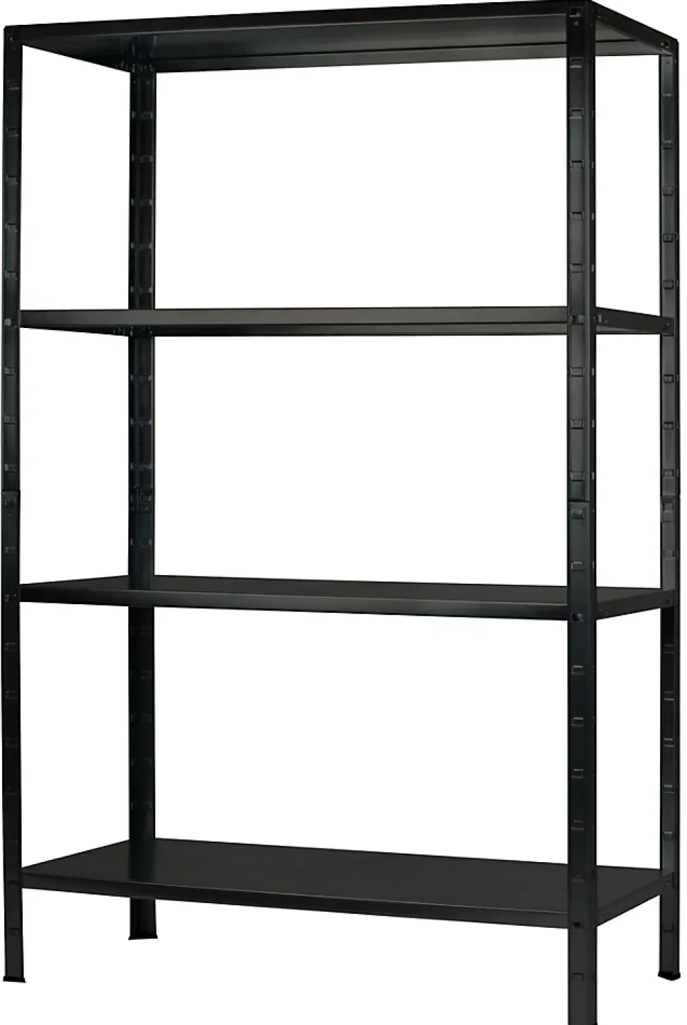 Étagère en métal noir Schulte Regalwelt Powermax H. 190 x L. 100 x P. 40 cm