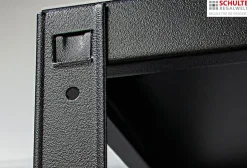 Étagère en métal noir Schulte Regalwelt Powermax H. 200 x L. 100 x P. 50 cm