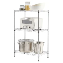 Étagère garde manger en acier H. 90,2 x L. 59,2 x P. 34,2 cm