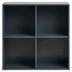 Étagère Horne, Gris, MDF, 69x30x69 cm, Seven Design