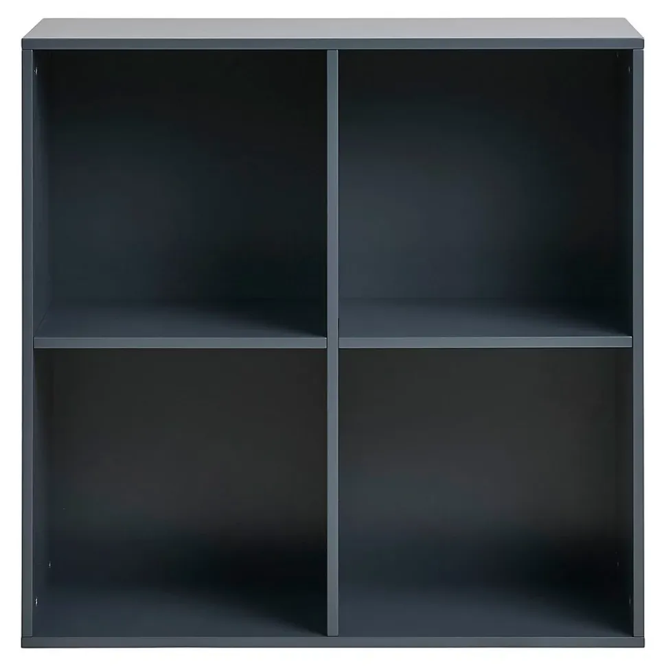 Étagère Horne, Gris, MDF, 69x30x69 cm, Seven Design