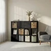 Étagère modulable 12 cubes avec 3 portes GoodHome Mixxit anthracite