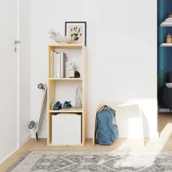 Étagère modulable 3 cubes en pin GoodHome Mixxit l. 36,3 x H. 105,4 cm
