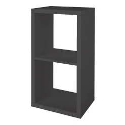 Étagère modulable 2 cubes GoodHome Mixxit anthracite l. 38,8 x H. 73,5 cm