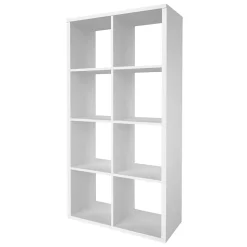 Étagère modulable 8 cubes GoodHome Mixxit blanc l. 73,5cm x H. 142,6cm